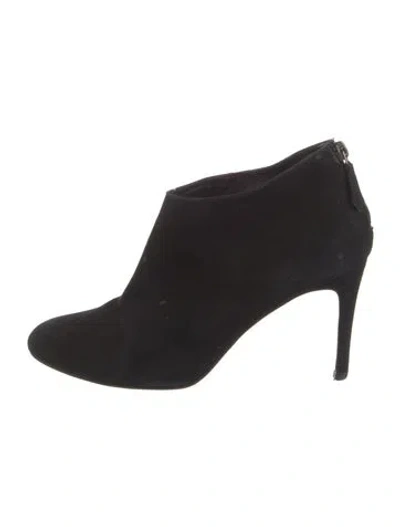 Pre-owned Lk Bennett Suede Boots In Black