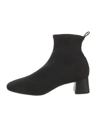 Pre-owned Lk Bennett Suede Boots In Black