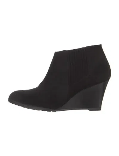 Pre-owned Lk Bennett Suede Boots In Black