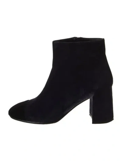 Pre-owned Lk Bennett Suede Boots In Blue