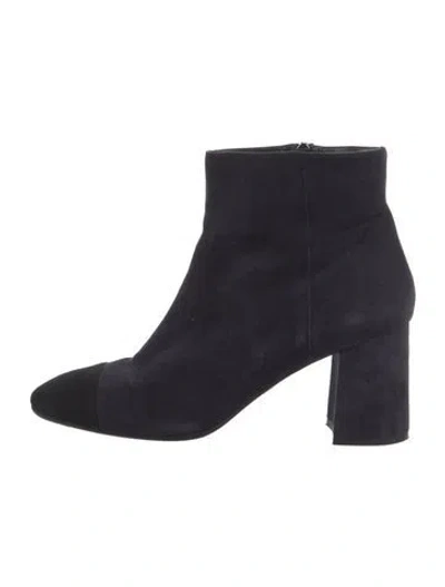 Pre-owned Lk Bennett Suede Boots In Blue