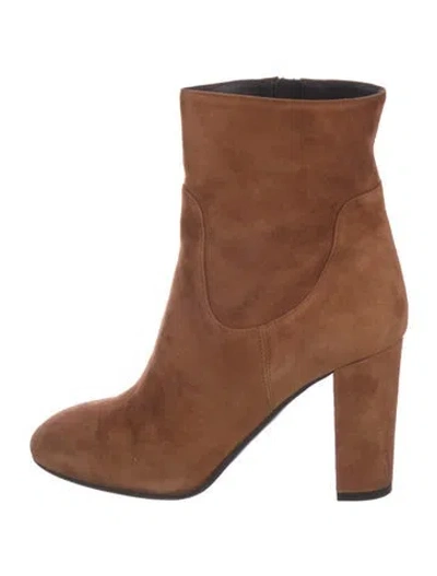 Pre-owned Lk Bennett Suede Boots In Brown