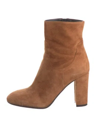 Pre-owned Lk Bennett Suede Boots In Brown