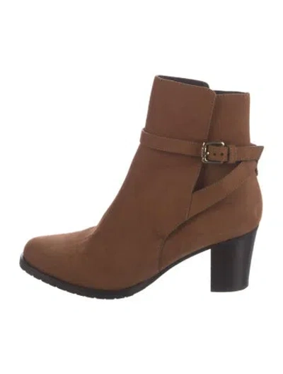 Pre-owned Lk Bennett Suede Boots In Brown