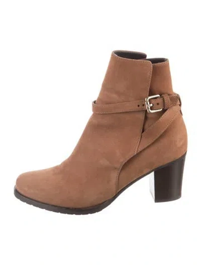 Pre-owned Lk Bennett Suede Boots In Brown