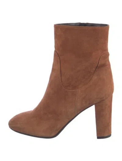 Pre-owned Lk Bennett Suede Boots In Brown