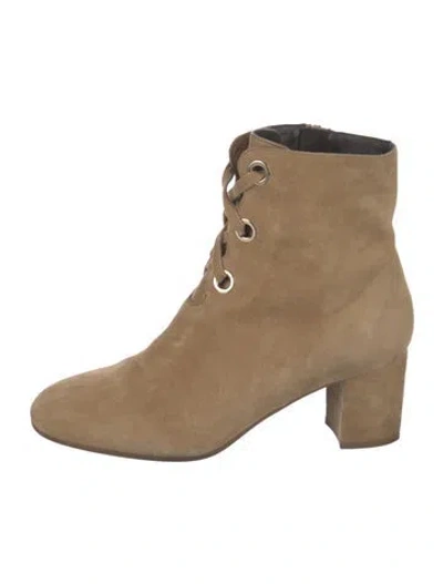 Pre-owned Lk Bennett Suede Boots In Brown