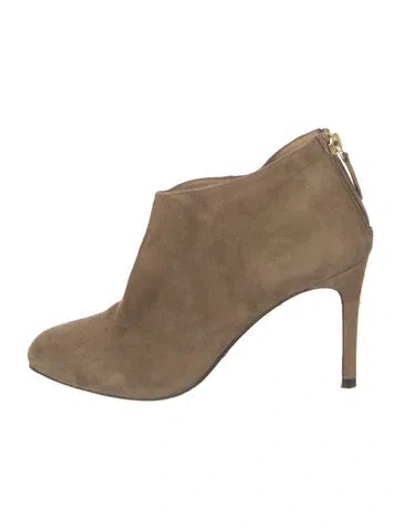 Pre-owned Lk Bennett Suede Boots In Neutral