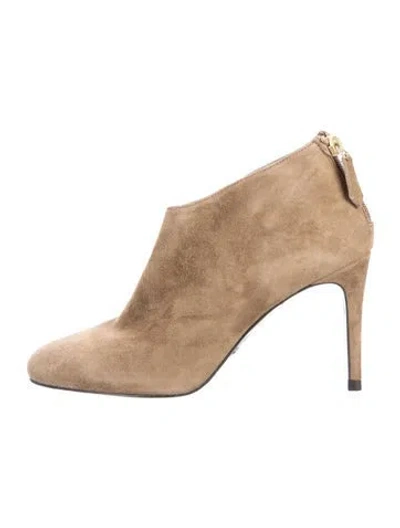 Pre-owned Lk Bennett Suede Boots In Neutrals