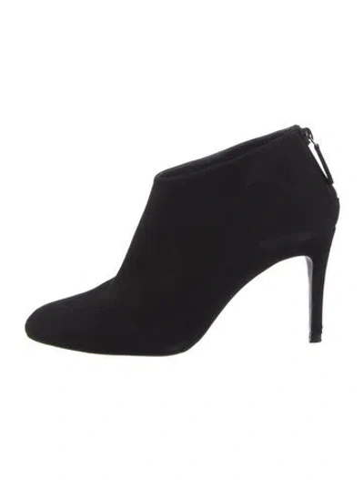Pre-owned Lk Bennett Suede Chelsea Boots In Black