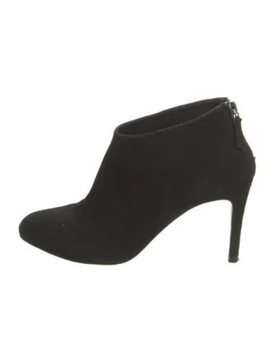 Pre-owned Lk Bennett Suede Chelsea Boots In Black