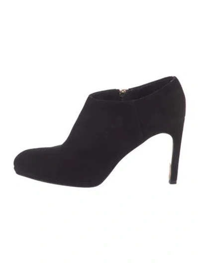 Pre-owned Lk Bennett Suede Pumps In Black