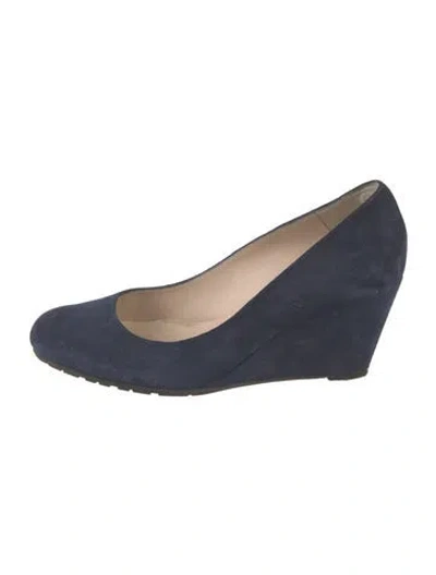 Pre-owned Lk Bennett Suede Pumps In Blue
