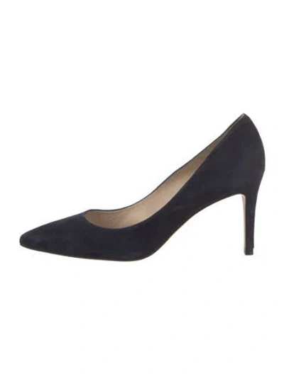 Pre-owned Lk Bennett Suede Pumps In Blue
