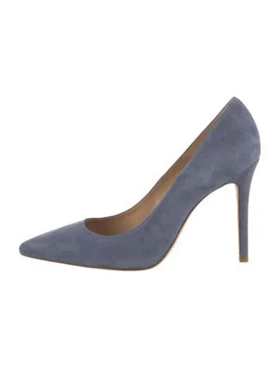 Pre-owned Lk Bennett Suede Pumps In Blue