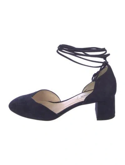 Pre-owned Lk Bennett Suede Pumps In Blue