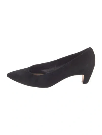 Pre-owned Lk Bennett Suede Pumps In Blue