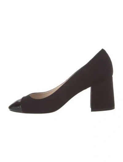 Pre-owned Lk Bennett Suede Pumps In Brown