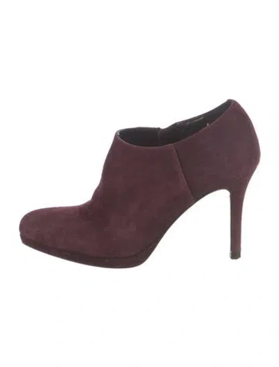 Pre-owned Lk Bennett Suede Pumps In Burgundy