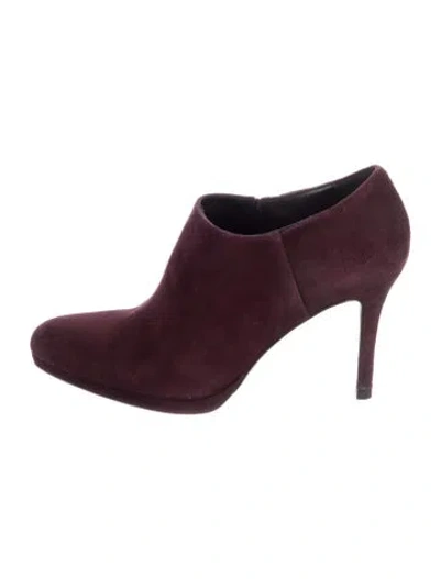 Pre-owned Lk Bennett Suede Pumps In Burgundy