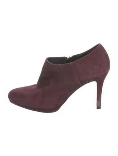Pre-owned Lk Bennett Suede Pumps In Burgundy