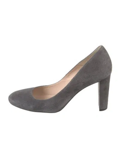 Pre-owned Lk Bennett Suede Pumps In Gray