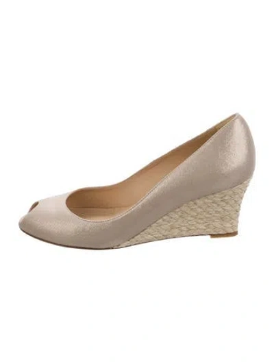 Pre-owned Lk Bennett Suede Pumps In Neutrals