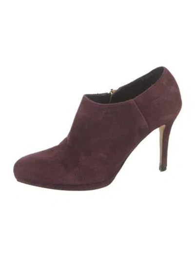 Pre-owned Lk Bennett Suede Pumps In Purple
