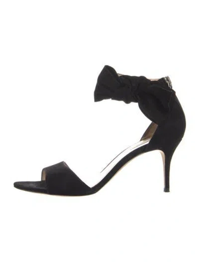 Pre-owned Lk Bennett Suede Sandals In Blue