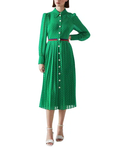 Lk Bennett Tallis Dress In Green