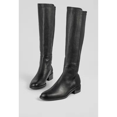 Lk Bennett Tallis Knee Boots In Black
