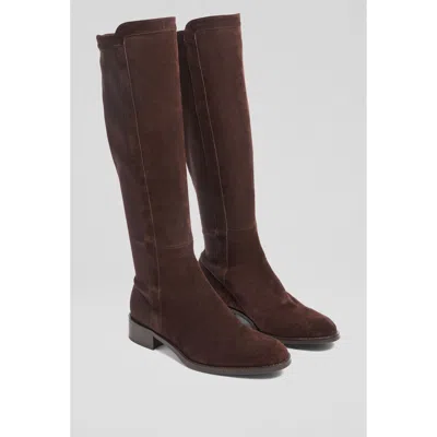 Lk Bennett Tallis Knee Boots In Brown
