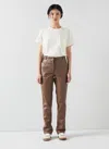 Lk Bennett Tasha Cream Lenzing Ecovero Viscose T-shirt In White