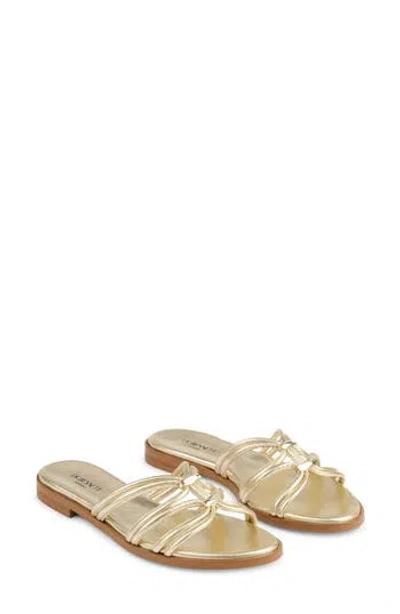 LK BENNETT LK BENNETT TIANEY TUBULAR STRAP SLIDE SANDAL