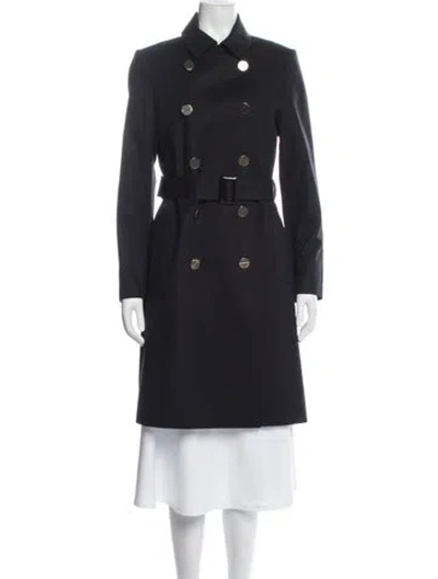 Pre-owned Lk Bennett Trench Coat In Black