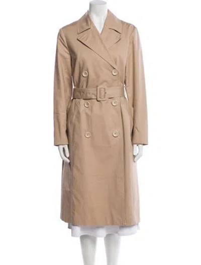 Pre-owned Lk Bennett Trench Coat In Neutral