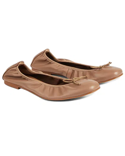 Lk Bennett Trilly Flat In Brown
