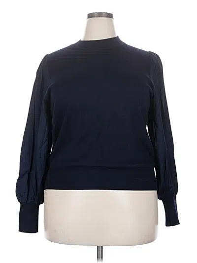 Lk Bennett Turtleneck Sweater In Blue