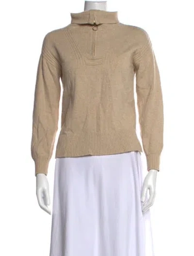 Pre-owned Lk Bennett Turtleneck Sweater In Neutrals