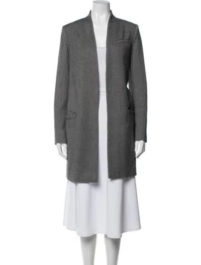 Pre-owned Lk Bennett Tweed Pattern Blazer In Green