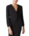Lk Bennett V Neck Lapel Jacket