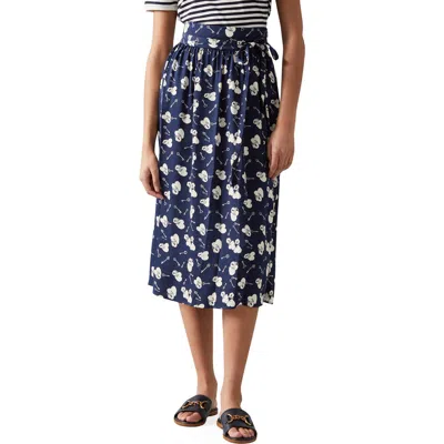 Lk Bennett Valerie Heart Print Skirt