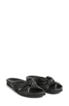 Lk Bennett Valerie Knot Slide Sandal In Black