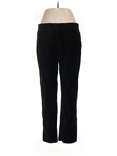 Pre-owned Lk Bennett Velour Pants In Black