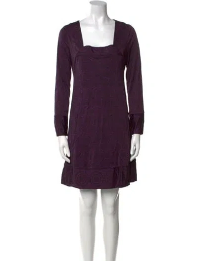 Pre-owned Lk Bennett Vintage Mini Dress In Purple