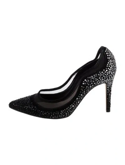 Pre-owned Lk Bennett Vintage Suede Pumps In Black