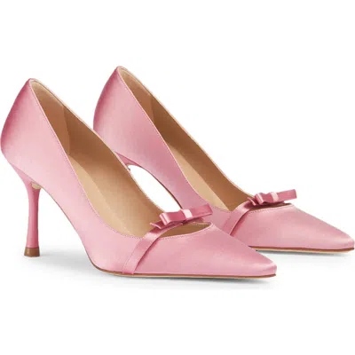 Lk Bennett Viola Bow Pump In Watermelon