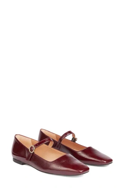 Lk Bennett Willow Mary Jane Flat In Bordeaux