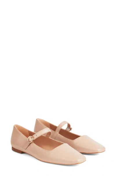 Lk Bennett Willow Mary Jane Flat In Fawn