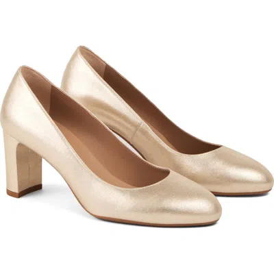 Lk Bennett Winola Block Heel Pump In Neutral